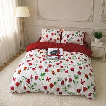 Bedding Set Gold calico Silvaris, Queen, 50*70, Gold Calico