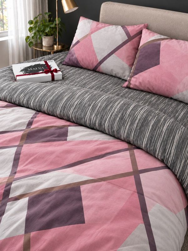 Bedding Set Gold calico Fialla, Family, 50*70, Gold Calico