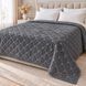 Велюровое покрывало &laquo;коко&raquo; - графитовый, 220*240