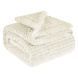 Bamboo-sheepskin plaid - milk, 200*230