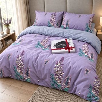 Bedding Set Gold calico Tenelia, Single, 50*70, Gold Calico