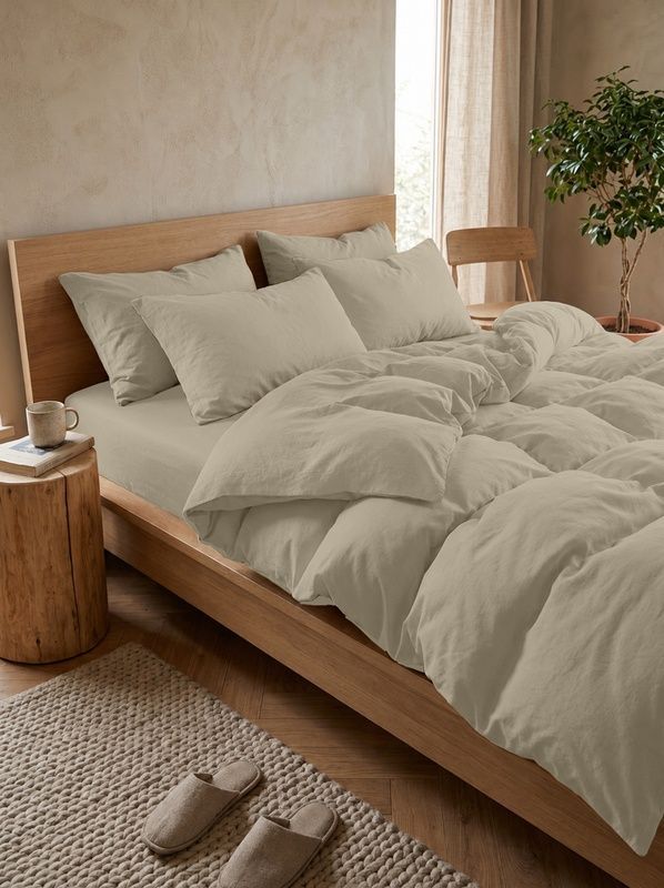 Bedding Set Gold calico Randelia, Queen, 50*70, Gold Calico