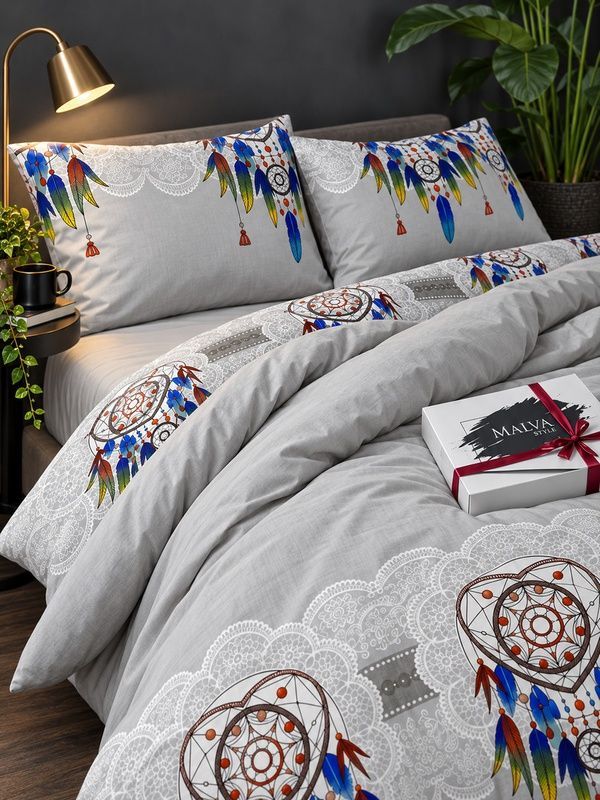 Bedding Set Gold calico Teona, Queen, 50*70, Gold Calico