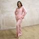Pajamas set with muslin pants - pink, S