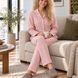 Women's flannel pajamas - pink cell, L