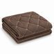 Suede throw "erme" - chocolate, 220*240