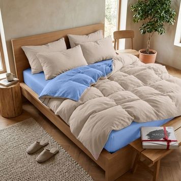 Bedding Set Gold calico Meili, Single, 50*70, Gold Calico