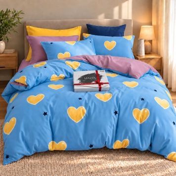 Bedding Set Gold calico Miorissa, Single, 50*70, Gold Calico