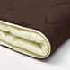 Microfiber blanket duet - chocolate/cream, 175*215