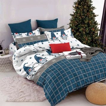 Bedding Set Gold calico Gera, Queen, 50*70, Gold Calico