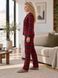 Women's flannel pajamas - red check, L