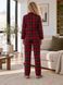 Women's flannel pajamas - red check, L