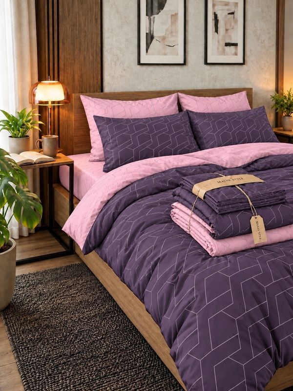 Bedding Set Gold calico Rivelia, Single, 50*70, Gold Calico