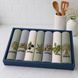Kitchen waffle towel set "week" - olive, 40*60 (7pcs)